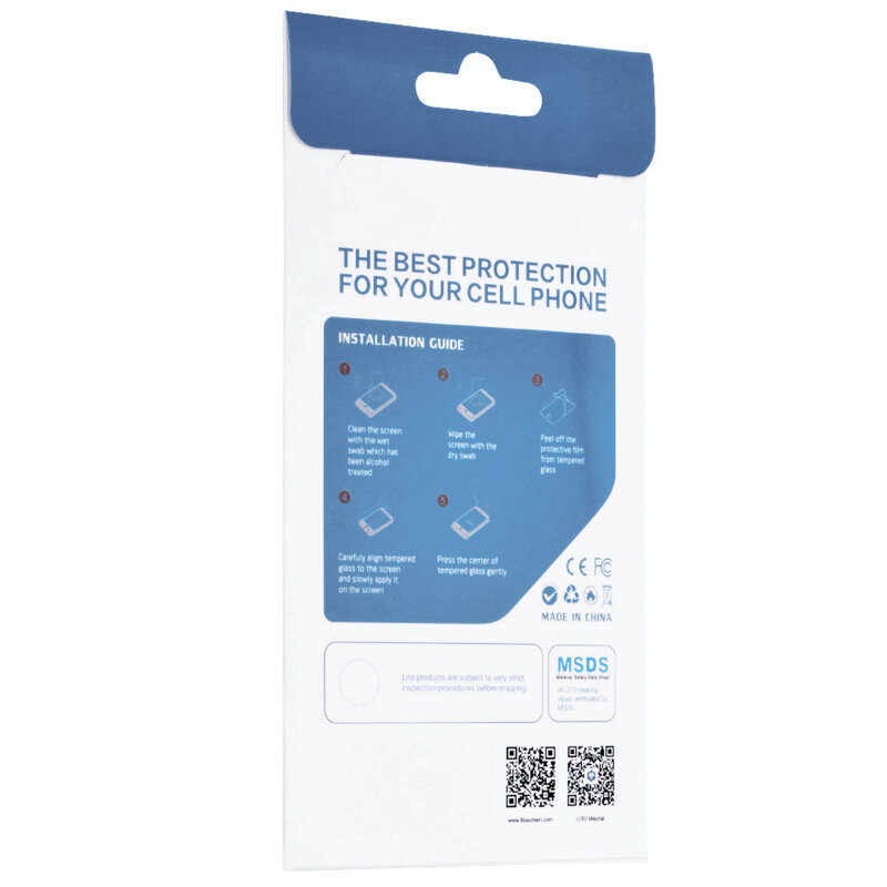 Folie sticla iPhone 14 Lito 9H Tempered Glass, clear