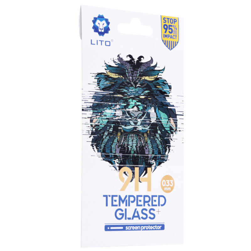 Folie sticla Oppo A72 4G Lito 9H Tempered Glass, clear