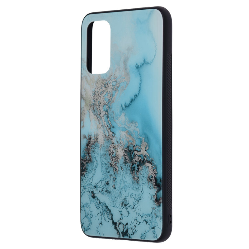 Husa Xiaomi Redmi Note 10 5G Techsuit Glaze, Blue Ocean