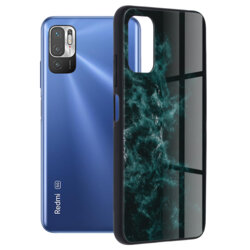Husa Xiaomi Redmi Note 10 5G Techsuit Glaze, Blue Nebula