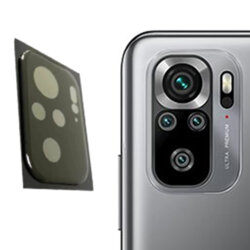 Folie camera Xiaomi Redmi Note 10S Mocolo Back Lens 9H, negru