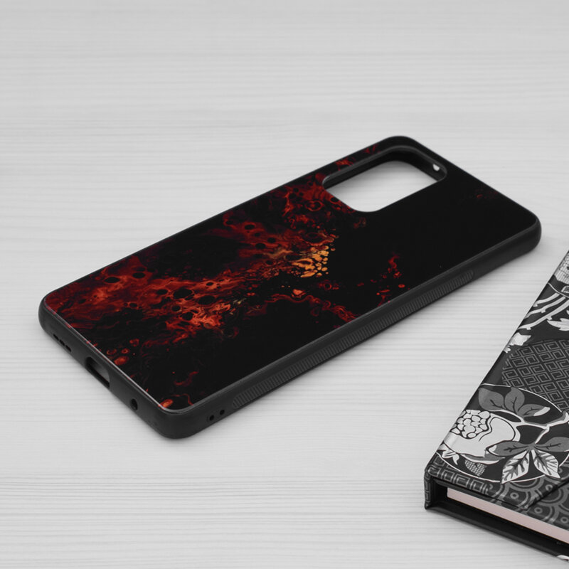 Husa Xiaomi Redmi Note 10 Pro Max Techsuit Glaze, Red Nebula
