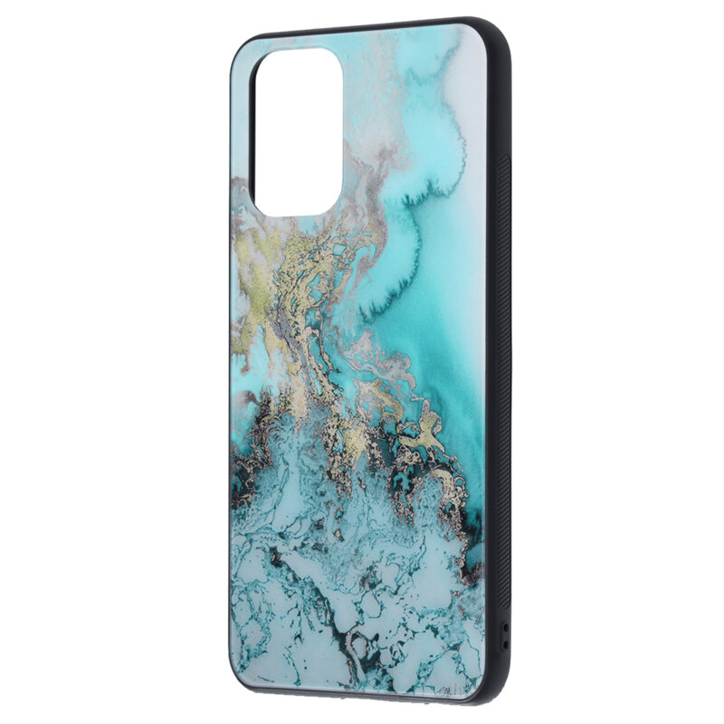 Husa Xiaomi Redmi Note 10S Techsuit Glaze, Blue Ocean