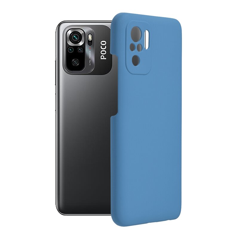 Husa Xiaomi Poco M5s Techsuit Soft Edge Silicone, albastru