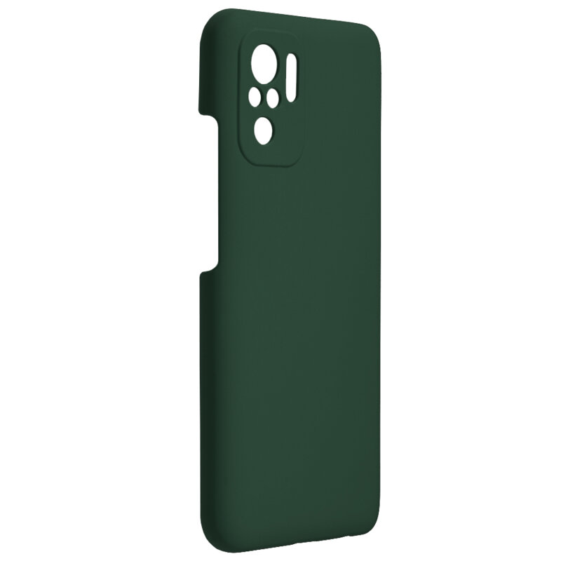 Husa Xiaomi Redmi Note 10S Techsuit Soft Edge Silicone, verde inchis