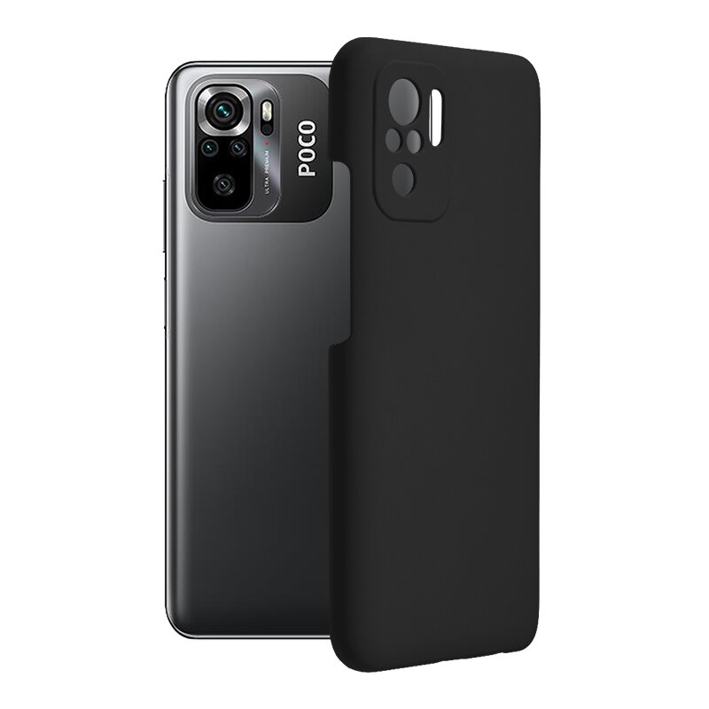 Husa Xiaomi Poco M5s Techsuit Soft Edge Silicone, negru