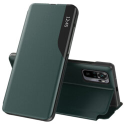 Husa Xiaomi Redmi Note 10S Eco Leather View Flip Tip Carte - Verde