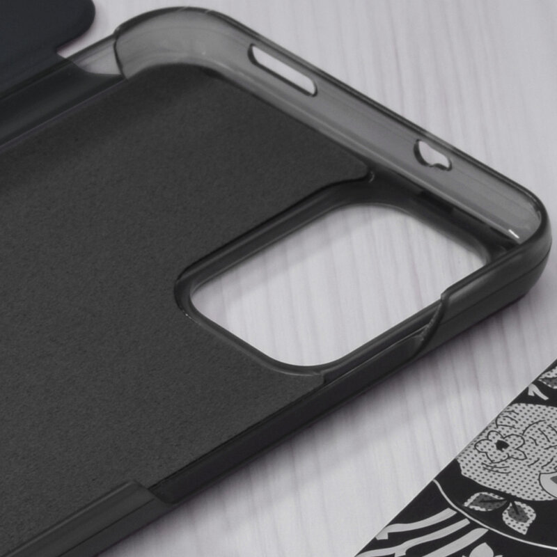 Husa Xiaomi Redmi Note 10S Eco Leather View Flip Tip Carte - Albastru