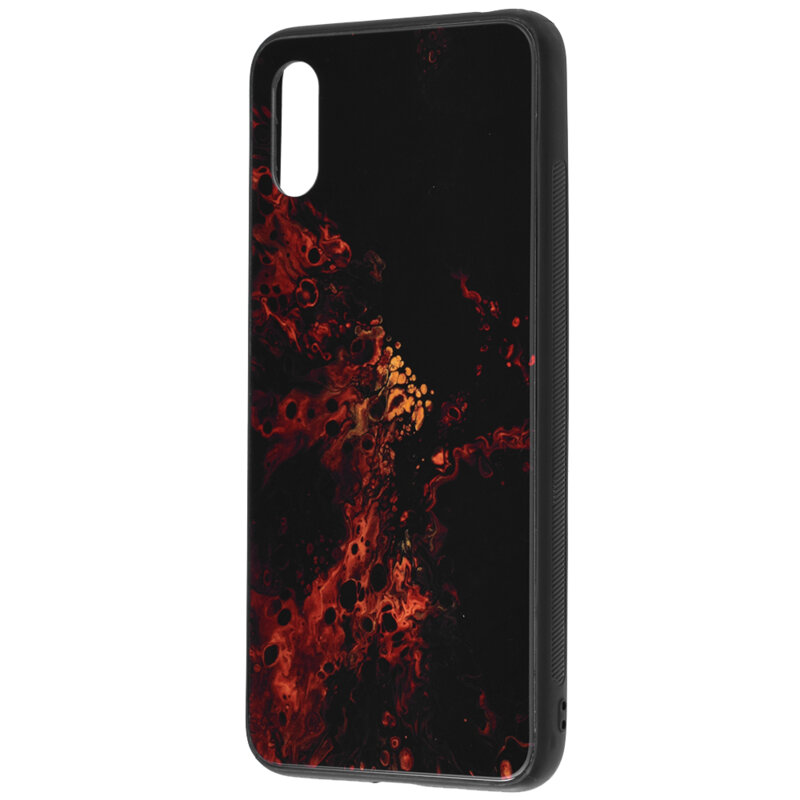 Husa Xiaomi Redmi 9AT Techsuit Glaze, Red Nebula