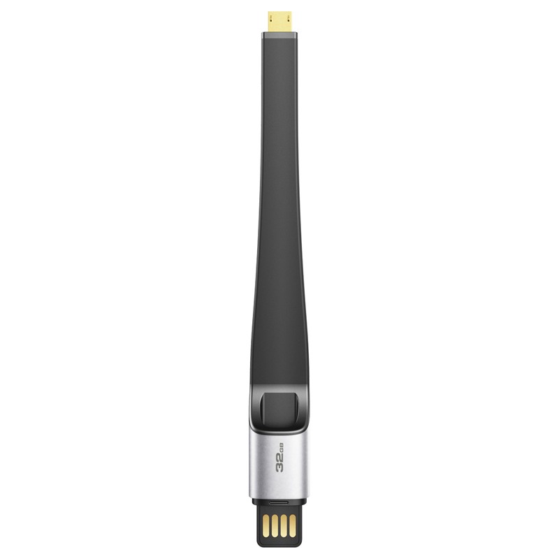 Cablu De Date 2in1 Micro-USb + Stick USB 32GB Baseus Union Series - Silver