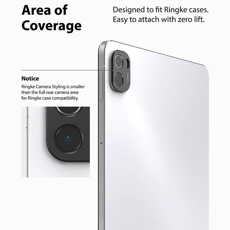 Protectie camera Xiaomi Pad 5 Pro Ringke Camera Styling, negru