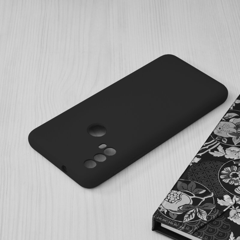 Husa Motorola Moto E40 Techsuit Soft Edge Silicone, negru