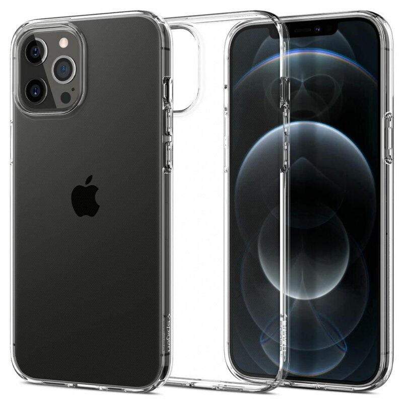 Husa iPhone 12 Pro Spigen Liquid Crystal, transparenta