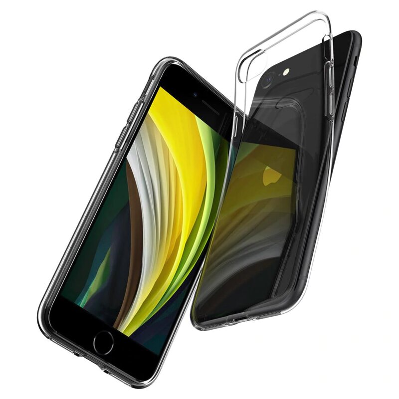 Husa iPhone SE 3, SE 2022 Spigen Liquid Crystal, crystal clear