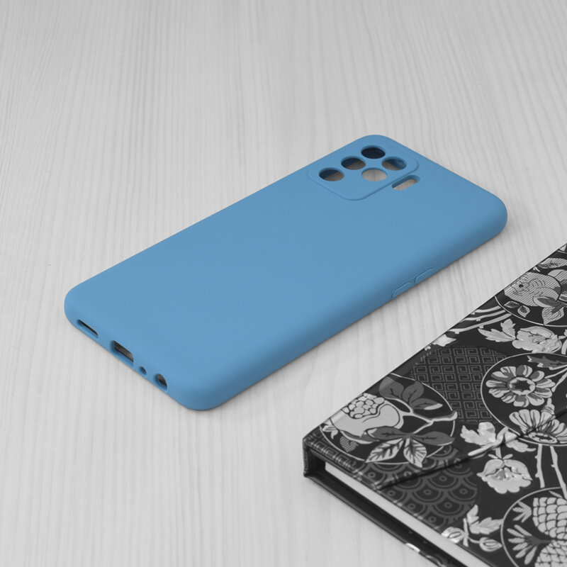 Husa Oppo Reno5 Lite Techsuit Soft Edge Silicone, albastru