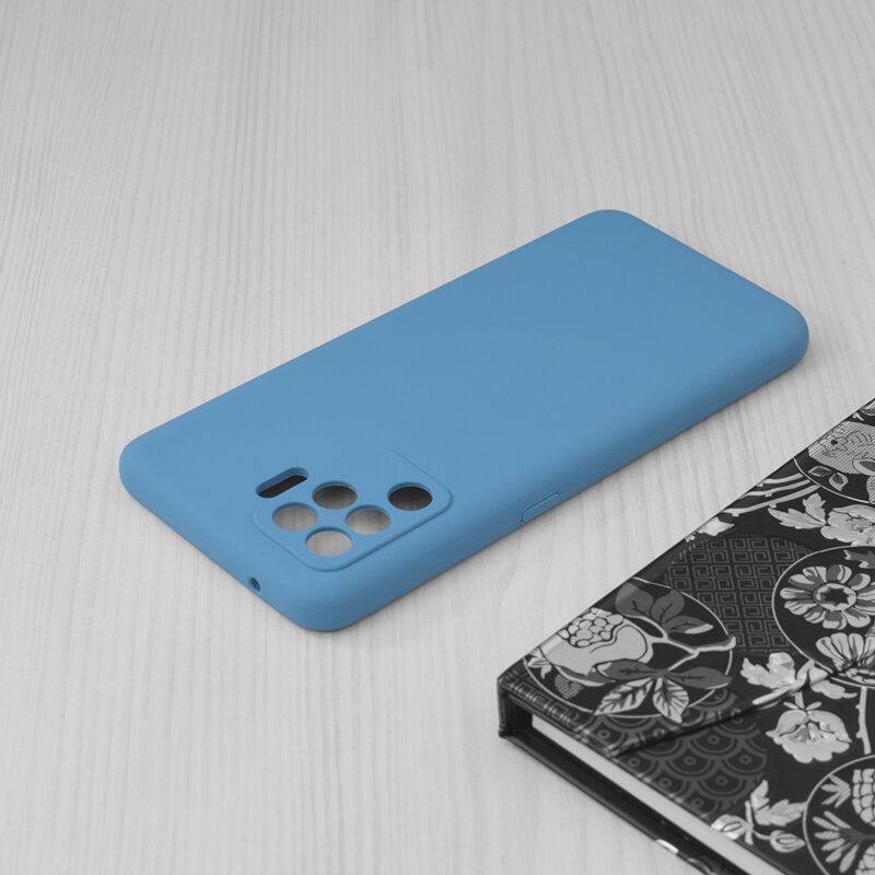 Husa Oppo Reno5 Lite Techsuit Soft Edge Silicone, albastru