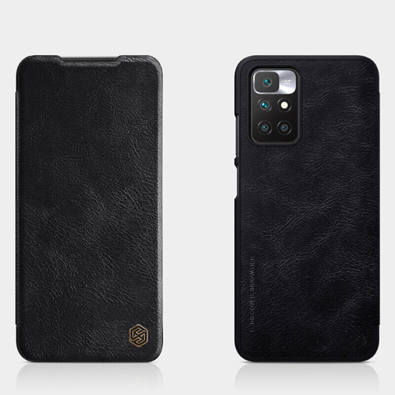 Husa Xiaomi Redmi 10 2022 Nillkin QIN Leather, negru