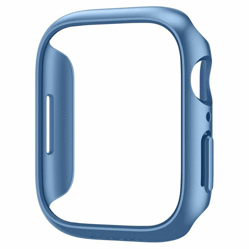 Husa Apple Watch 8 45mm Spigen Thin Fit, albastru