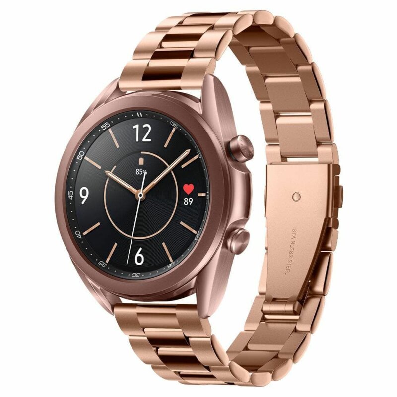 Curea Samsung Galaxy Watch Active 2 40mm Spigen Modern Fit, roz auriu