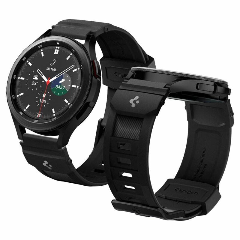 Curea Samsung Galaxy Watch4 Classic 46mm Spigen Rugged Band, negru