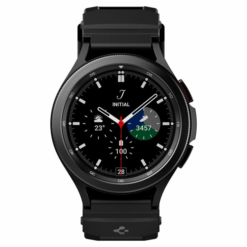 Curea Samsung Galaxy Watch4 Classic 46mm Spigen Rugged Band, negru