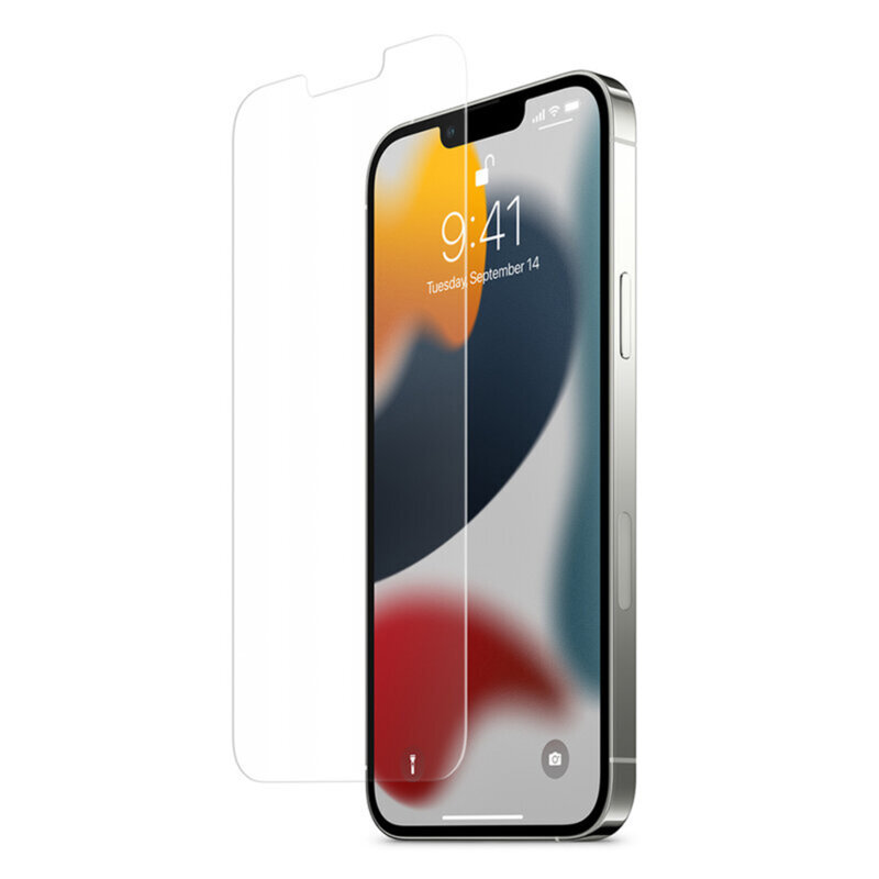 [Pachet 2x] Folie privacy iPhone 14 Plus Spigen Glas.tR EZ Fit, clear