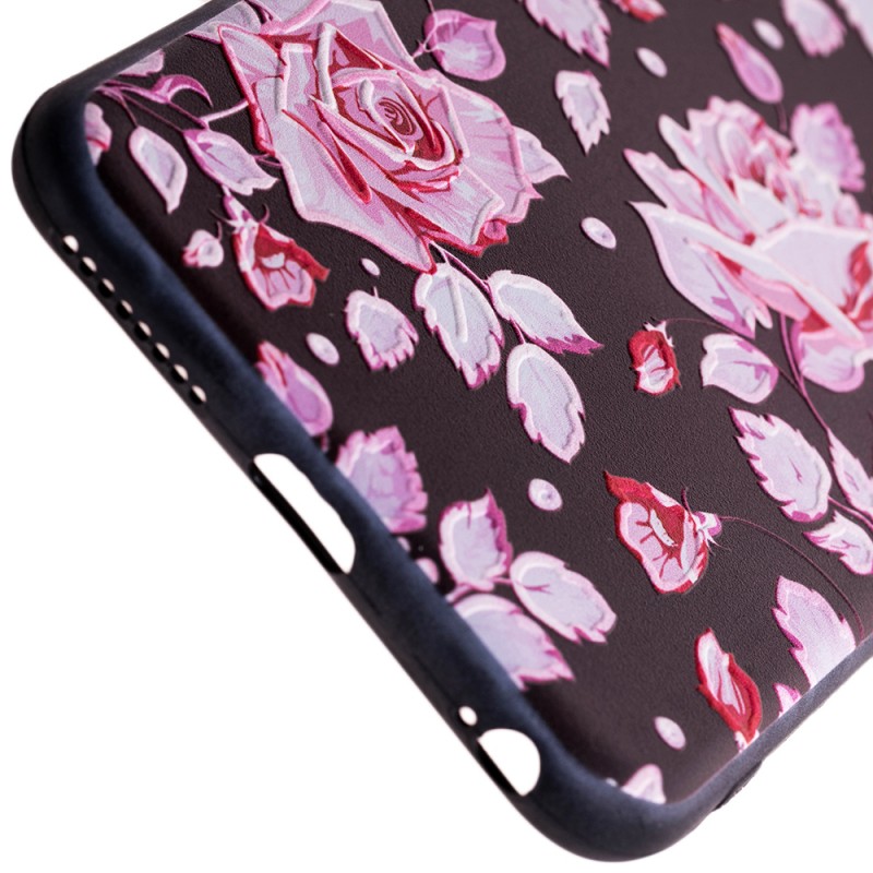 Husa iPhone 6, 6S TPU - Pink Roses
