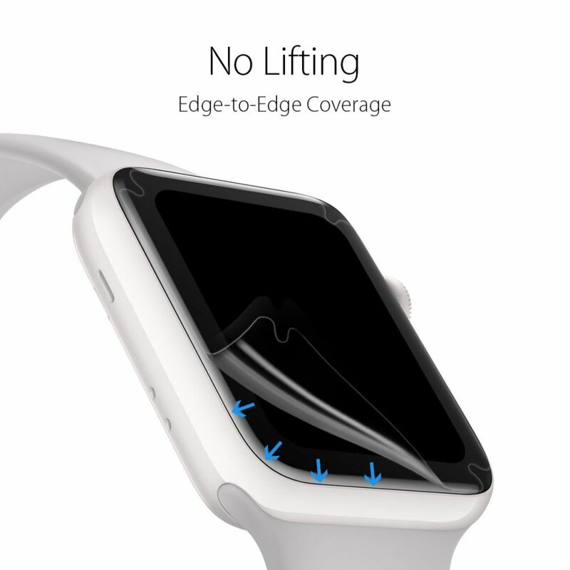 [Pachet 3x] Folie Apple Watch SE 40mm Spigen Neo Flex - Clear