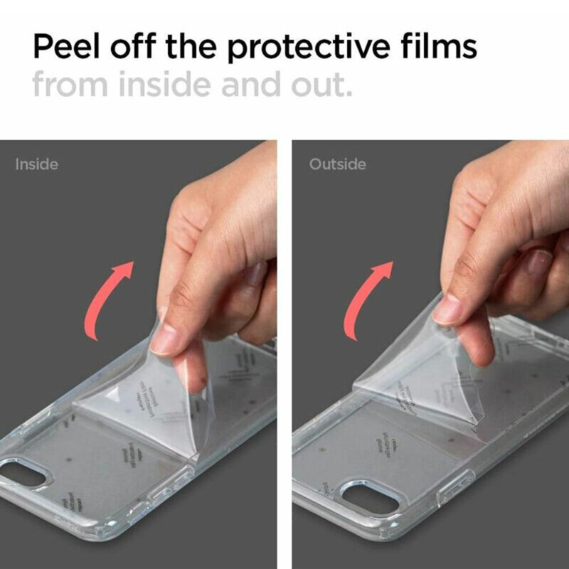 Husa transparenta iPhone SE 3, SE 2022 Spigen Ultra Hybrid, negru matte