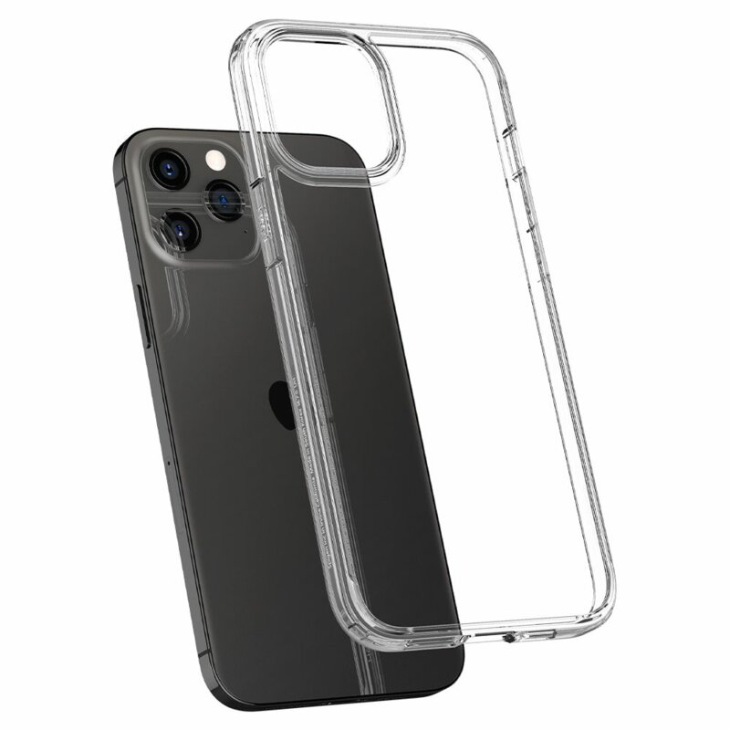 Husa iPhone 12 Pro Spigen Ultra Hybrid - Crystal Clear