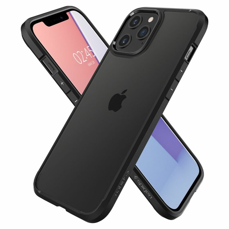 Husa iPhone 12 Pro Spigen Ultra Hybrid - Matte Black