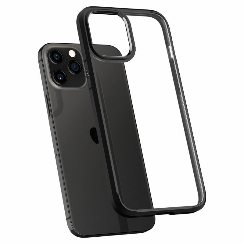 Husa iPhone 12 Pro Spigen Ultra Hybrid - Matte Black