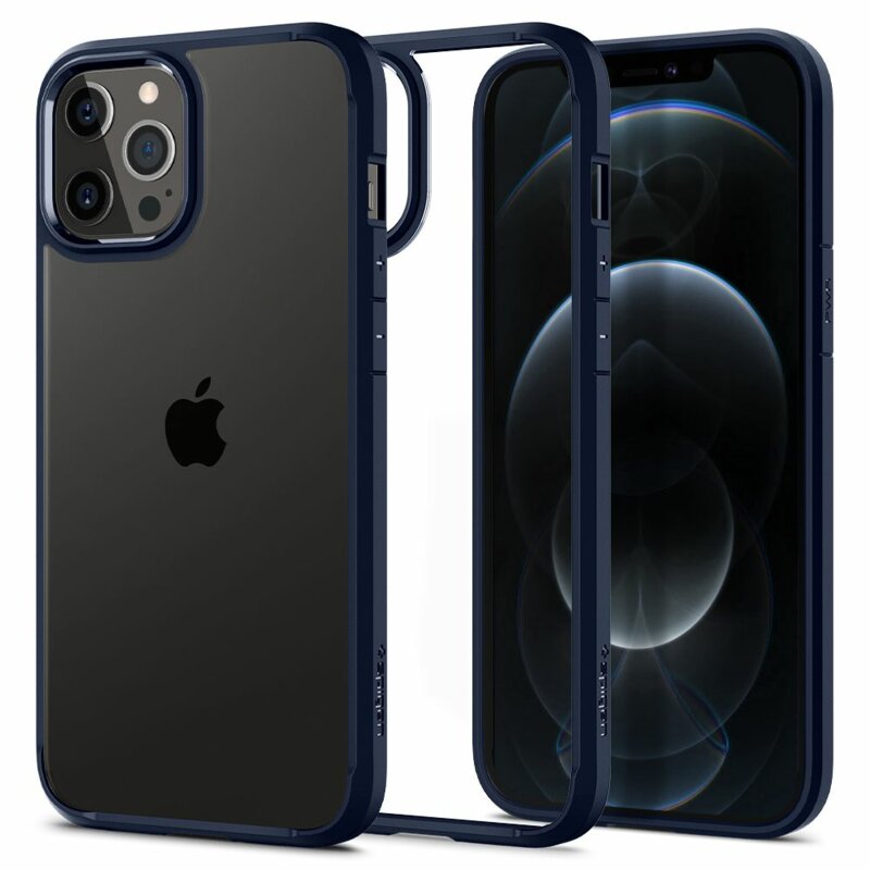 Husa iPhone 12 Pro Spigen Ultra Hybrid Navy Blue