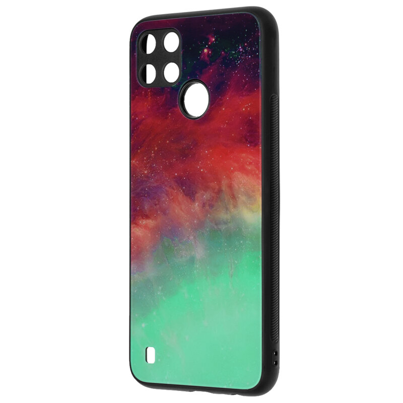 Husa Realme C25Y Techsuit Glaze, Fiery Ocean