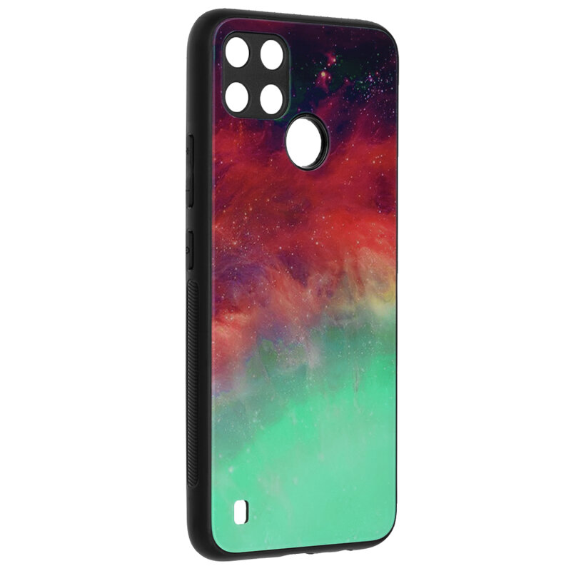 Husa Realme C25Y Techsuit Glaze, Fiery Ocean