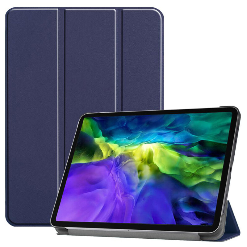 Husa Apple iPad Pro 2018 12.9 A2014/A1895 Techsuit FoldPro, albastru