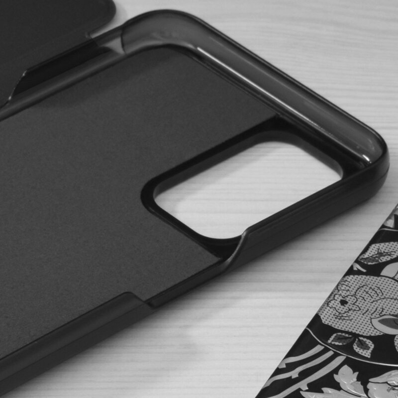 Husa OnePlus Nord N200 5G Eco Leather View flip tip carte, negru