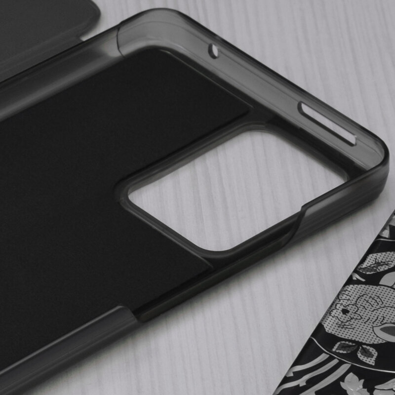 Husa Xiaomi 11T Pro Eco Leather View flip tip carte, negru