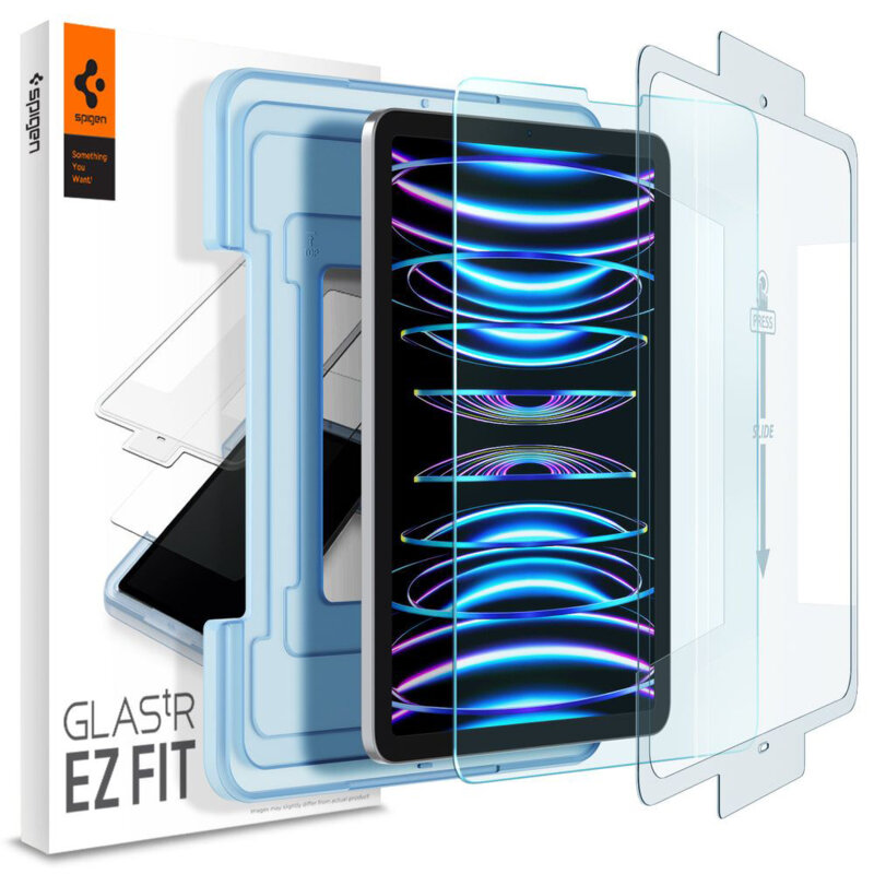 Folie iPad Pro 11 2022 Spigen Glas.tR EZ Fit, clear