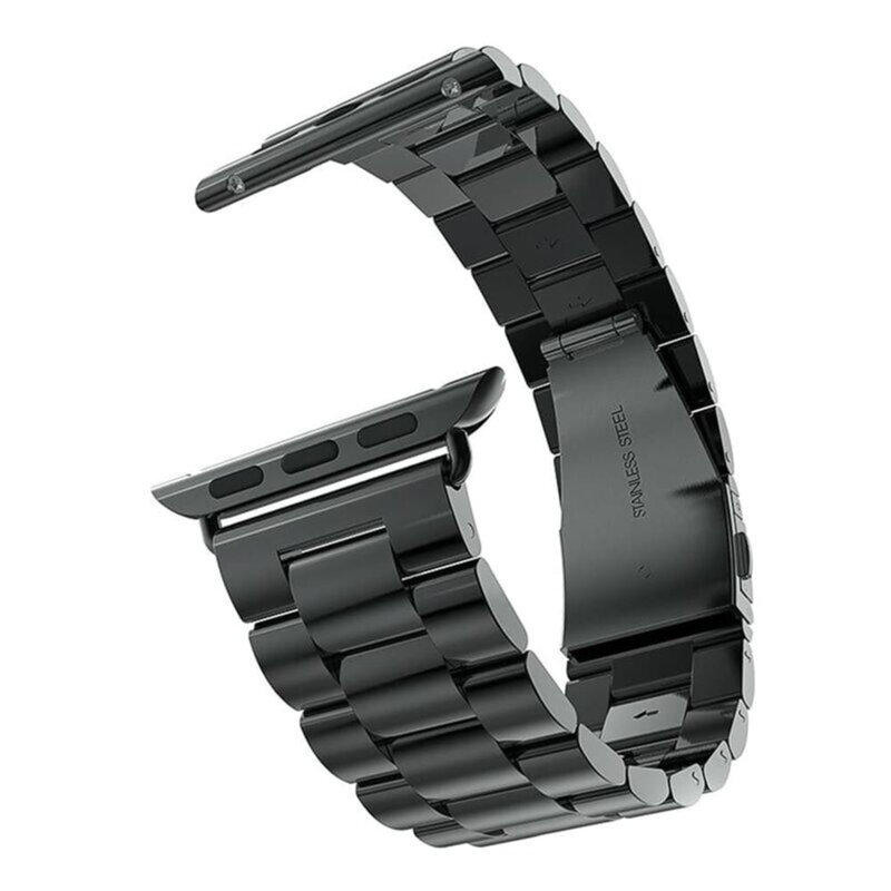 Curea Apple Watch SE 2 (2022) 40mm Techsuit, negru, W036