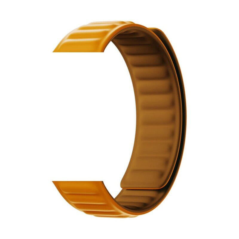 Curea Apple Watch 8 45mm pentru barbati Techsuit, portocaliu, W035
