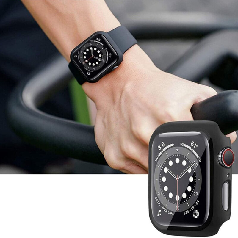 Curea Apple Watch SE 2 (2022) 40mm Techsuit, negru, W031