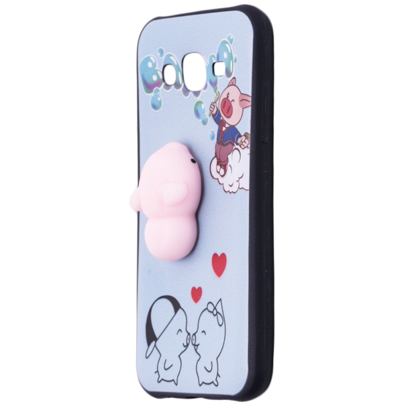 Husa Anti-Stres Samsung Galaxy J5 SM-J500 3D Bubble - Love Piggy