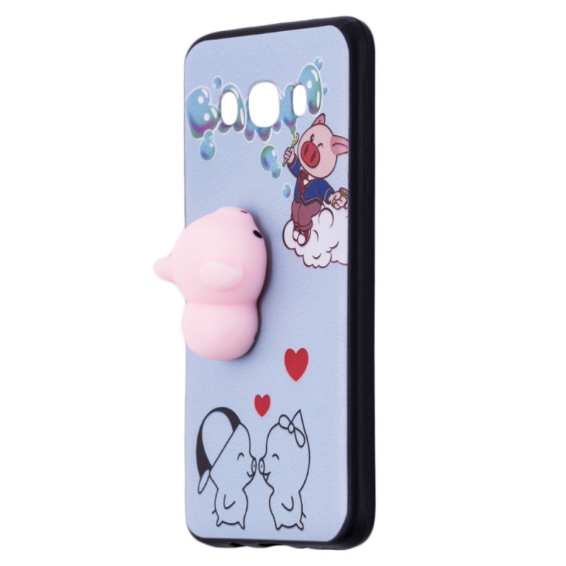 Husa Anti-Stres Samsung Galaxy J5 2016 J510 3D Bubble - Love Piggy
