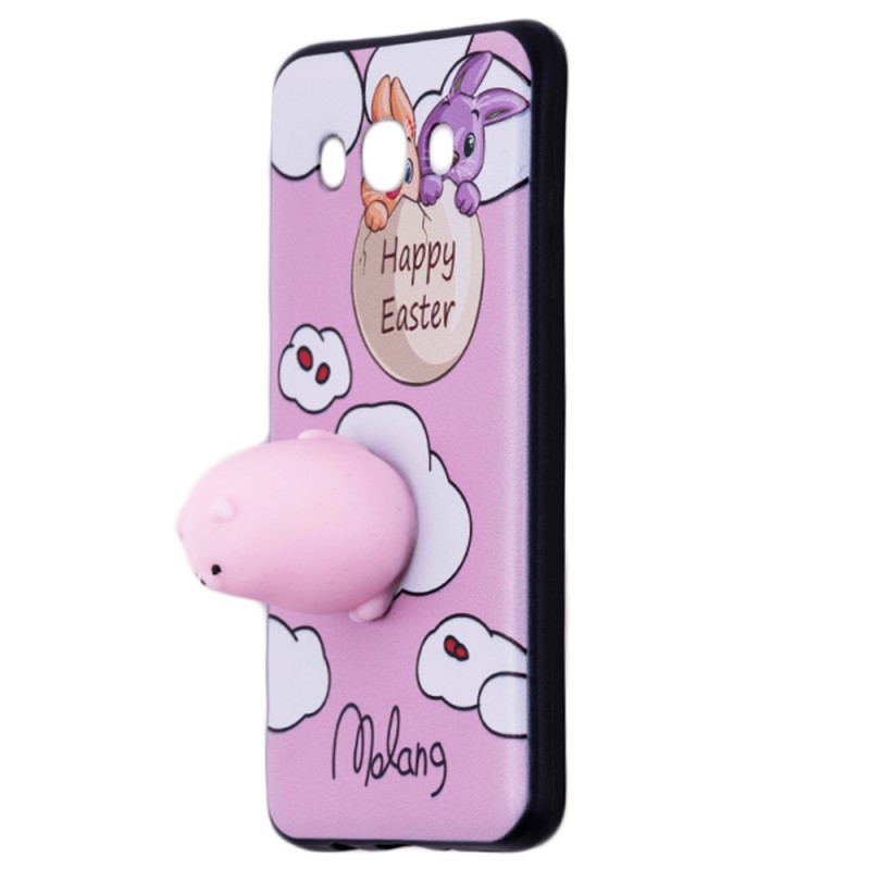 Husa Anti-Stres Samsung Galaxy J5 2016 J510 3D Bubble - Easter Bunny