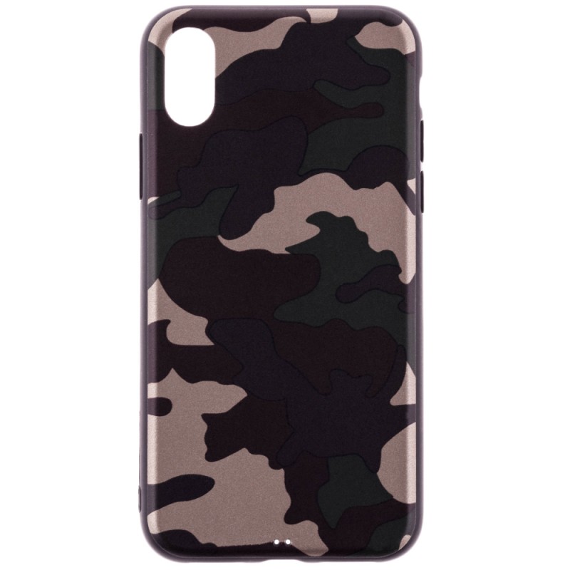 Husa Apple iPhone X, iPhone 10 Army Camouflage - Green