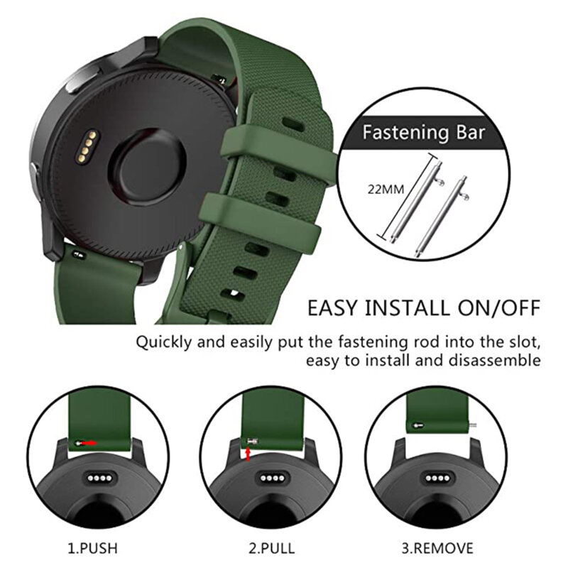 Curea Huawei Watch GT 2 Pro Techsuit, verde, W006