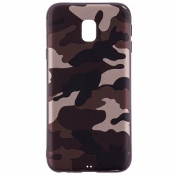 Husa Samsung Galaxy J3 2017 J330, Galaxy J3 Pro 2017 Army Camouflage - Brown