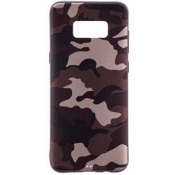 Husa Samsung Galaxy S8+, S8 Plus Army Camouflage - Brown