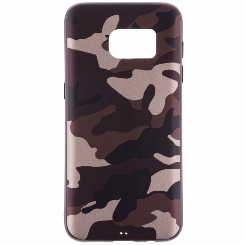 Husa Samsung Galaxy S7 G930 Army Camouflage - Brown